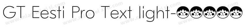 GT Eesti Pro Text light字体转换